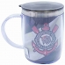 Caneca Térmica Com Tampa 450ml - Corinthians