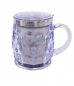 Caneca Térmica Transparente Com Tampa 500ml - Corinthians
