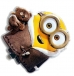 Adesivo Decorativo com Gancho Dave E Urso - Minions