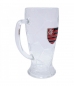 Caneca Vidro Bola Futebol 630ml - Flamengo