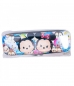 Estojo Metal Branco Mickey Minnie Tsum Tsum 6x3.5x19cm - Disney