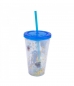 Copo Canudo Azul Puppy Dog Pals 450ml - Disney