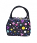 Bolsa Térmica Preta Bolas Coloridas Unicórnio 20X14.5X17cm