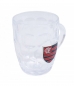 Caneca Vidro Brasão Metal 400ml - Flamengo