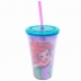 Copo Canudo Sereia Ariel 450ml - Disney