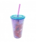 Copo Canudo Sereia Ariel 450ml - Disney