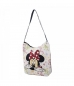 Bolsa Hobo Flores Rosto Minnie - Disney