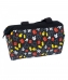 Bolsa Térmica Preta Partes Corpo Mickey 24x34x14cm - Disney