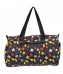 Bolsa Viagem Academia Preta Partes Corpo Mickey 22x43x25cm - Disney