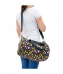 Bolsa Viagem Academia Preta Partes Corpo Mickey 22x43x25cm - Disney