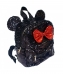 Mochila Preta Lantejoulas Minnie 28x14x26cm - Disney