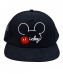 Boné Preto Mickey Aba Reta - Disney