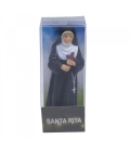 Santa Rita 8cm - Enfeite Resina Plástico