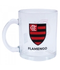 Caneca De Vidro Com Abridor De Garrafas 350ml -  Flamengo