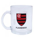 Caneca De Vidro Com Abridor De Garrafas 350ml - Flamengo