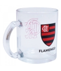 Caneca De Vidro Com Abridor De Garrafas 350ml -  Flamengo