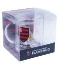 Caneca De Vidro Com Abridor De Garrafas 350ml -  Flamengo