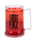 Caneca Gel Isolante Térmico 400ml - Flamengo A Maior Torcida
