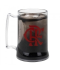 Caneca Gel Isolante Térmico Preta 400ml - Flamengo