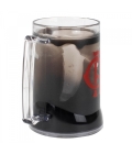 Caneca Gel Isolante Térmico Preta 400ml - Flamengo