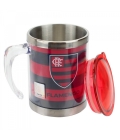 Caneca Térmica Com Tampa 450ml - Flamengo