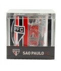 Caneca De Vidro Com Abridor De Garrafas 350ml -  São Paulo SPFC