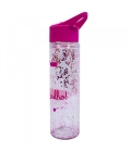 Garrafa Pink Glíter Brilho 600ml - Projeto Kiwi