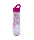 Garrafa Pink Glíter Brilho 600ml - Projeto Kiwi