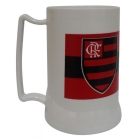 Caneca Branca Gel Isolante Térmico 400ml - Flamengo