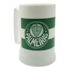 Caneca Branca Gel Isolante Térmico 400ml - Palmeiras