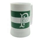 Caneca Branca Gel Isolante Térmico 400ml - Palmeiras