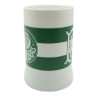 Caneca Branca Gel Isolante Térmico 400ml - Palmeiras