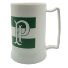 Caneca Branca Gel Isolante Térmico 400ml - Palmeiras