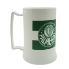 Caneca Branca Gel Isolante Térmico 400ml - Palmeiras