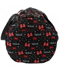 Bolsa Viagem Preta Minnie 25x41x25cm - Disney