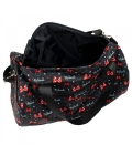 Bolsa Viagem Preta Minnie 25x41x25cm - Disney