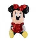 Bolsa Formato Pelúcia Minnie Lantejoulas 30cm - Disney