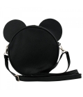 Bolsa Tiracolo Circular Rosto Cores Mickey 22x6x22cm - Disney