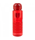 Garrafa Plástico Canudo Retrátil 700ml - SPFC
