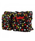 Bolsa Preta Mickey Dobravel 32x47x21cm - Disney