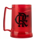 Caneca Vermelha Gel Isolante Térmico 400ml - Flamengo