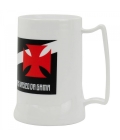 Caneca Branca Gel Isolante Térmico 400ml - Vasco