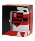 Caneca Branca Gel Isolante Térmico 400ml - Flamengo