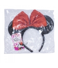 Tiara com Laço Vermelho Minnie Mouse  - Disney 