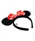 Tiara Laço Vermelho Orelhas Minnie - Disney