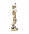 Dama Da Justiça Dourado 21.5cm - Enfeite Decorativo